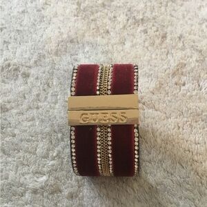 GUESS Red and Gold Bracelet